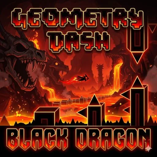 Geometry Dash Black Dragon